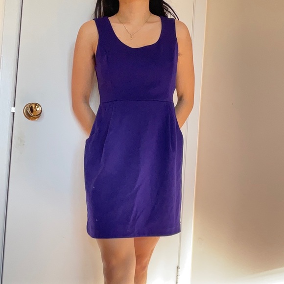 Forever 21: Purple casual dress / pinafore - Picture 3 of 4